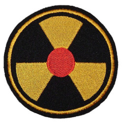 Nuclear Radiation Symbol Chernobyl Sew-on Embroidery patch 97 Nuclear Radiation Symbol Chernobyl Sew-on Embroidery patch 97