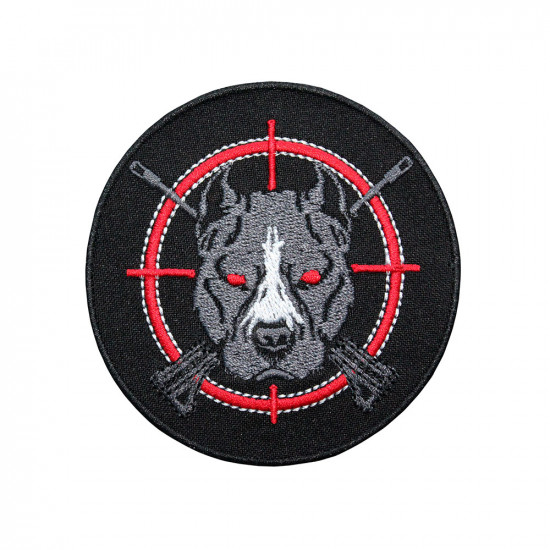 PitBull Airsoft Military Sniper Patch for Soldiers equipment Sleeve Sew-on/ Iron-on/ Velcro Patch