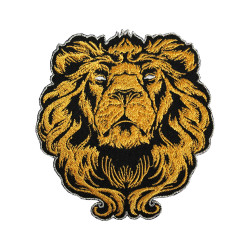 Lion Animal Tattoo Embroidered Sleeve Sew-on / Iron-on / Velcro Patch Lion Animal Tattoo Embroidered Sleeve Sew-on / Iron-on / Velcro Patch