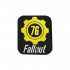 Action Multiplayer Game Fallout 76 Embroidered Sleeve Sew-on / Iron-on / Velcro Patch