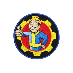 GOTY Game Fallout Logo Embroidered Sew-on / Iron-on / Velcro Patch GOTY Game Fallout Logo Embroidered Sew-on / Iron-on / Velcro Patch