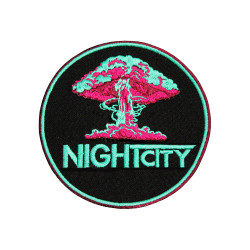 "Night City" CD Project Game Embroidery Sew-on / Iron-on / Velcro Patch "Night City" CD Project Game Embroidery Sew-on / Iron-on / Velcro Patch