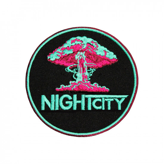 "Night City" CD Project Game Embroidery Sew-on / Iron-on / Velcro Patch