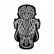 Scandinavian Gun Mjolnir Embroidered Sew-on / Iron-on / Velcro Patch Scandinavian Gun Mjolnir Embroidered Sew-on / Iron-on / Velcro Patch
