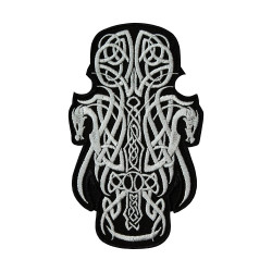 Skandinavische Pistole Mjolnir bestickt zum Aufnähen / Aufbügeln / Klettverschluss Skandinavische Pistole Mjolnir bestickt zum Aufnähen / Aufbügeln / Klettverschluss