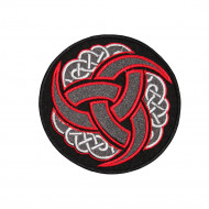 Keltisches Ornament bestickte Ärmel zum Aufnähen / Aufbügeln / Klettverschluss Keltisches Ornament bestickte Ärmel zum Aufnähen / Aufbügeln / Klettverschluss