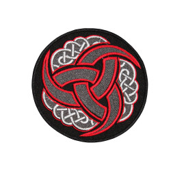 Celtic Ornament Embroidered Sleeve Sew-on / Iron-on / Velcro Patch Celtic Ornament Embroidered Sleeve Sew-on / Iron-on / Velcro Patch
