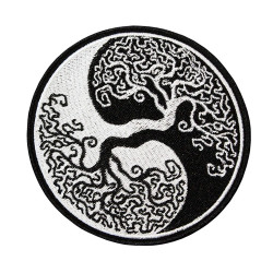Mythology Tree Yggdrasil Scandinavian Embroidery Sleeve Sew-on / Iron-on / Velcro Patch Mythology Tree Yggdrasil Scandinavian Embroidery Sleeve Sew-on / Iron-on / Velcro Patch