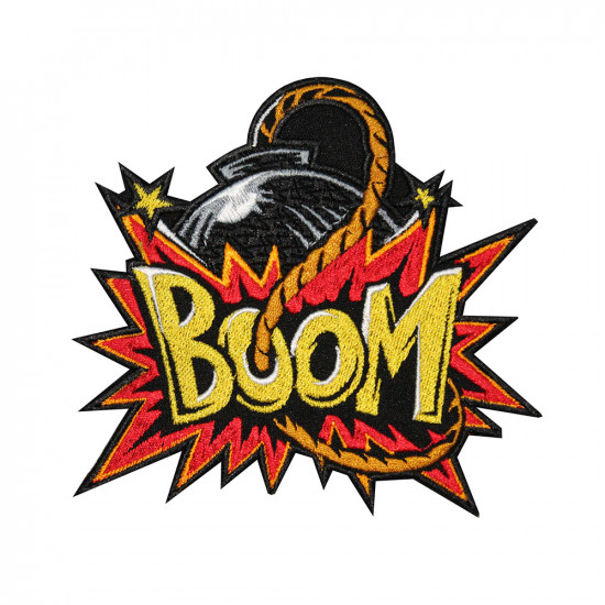 Fun Game Boomb Boom Embroidered Sew-on / Iron-on / Velcro Patch