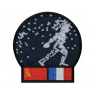 Soyuz T-6 Interkosmos Space Soviet Sew-on Patch  Soyuz T-6 Interkosmos Space Soviet Sew-on Patch