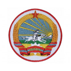 Wappen der Mongolei Raumfahrtprogramm Aufnäher Abzeichen Stickerei Patch Wappen der Mongolei Raumfahrtprogramm Aufnäher Abzeichen Stickerei Patch