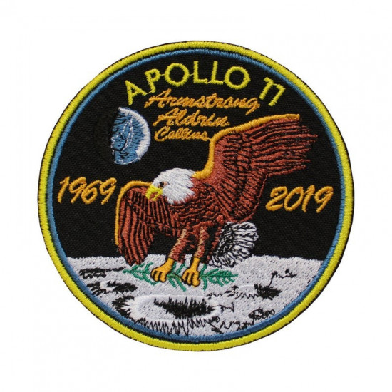 Apollo 11 1969 Space Mission Program Handmade Sew-on patch