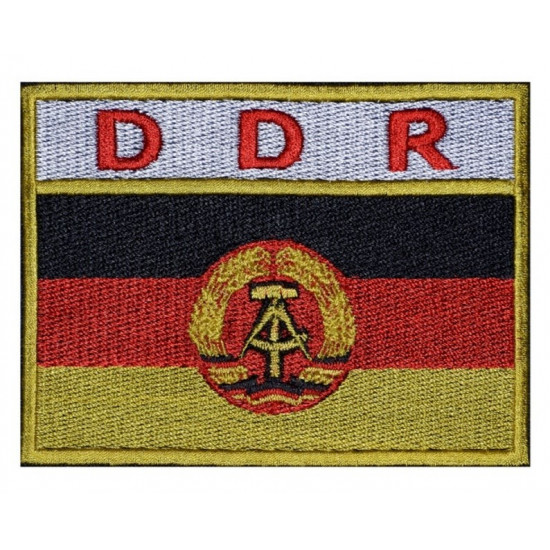 DDR FLAG SPACE Vuelos Uniforme Bordado Coser Parche