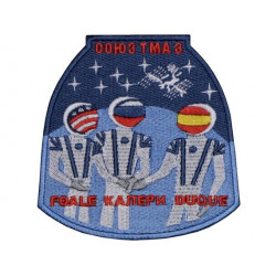 Soyuz TMA-3 Soviet Space Programme Handmade Cosmos Patch   Soyuz TMA-3 Soviet Space Programme Handmade Cosmos Patch
