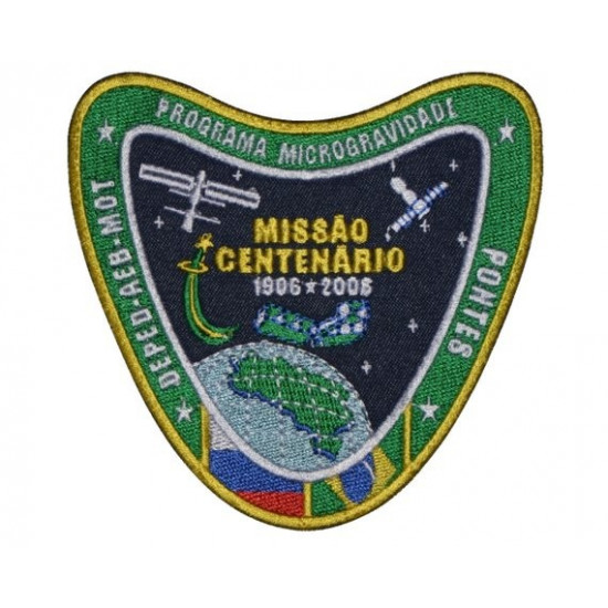 Patch du programme spatial russe brésilien Soyouz TMA-8