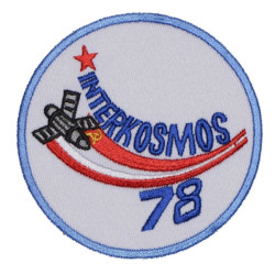 INTERKOSMOS Soviet Cosmos Programme Space Patch Sew-on 1978 Soyuz-30  INTERKOSMOS Soviet Cosmos Programme Space Patch Sew-on 1978 Soyuz-30