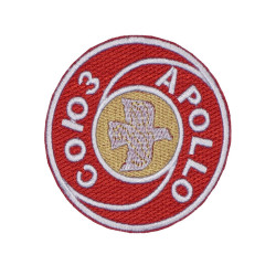Space Apollo Soviet Soyuz Program Handmade Embroidery Patch USSR-USA 1975 #2 Space Apollo Soviet Soyuz Program Handmade Embroidery Patch USSR-USA 1975 #2