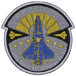 Cosmos Shuttle Space Atlantis Embroidery Challenger Sleeve patch Cosmos Shuttle Space Atlantis Embroidery Challenger Sleeve patch