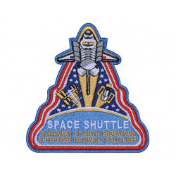 United States of America Shuttle Discovery Sleeve Sew-on Atlantis Space Sew-on Patch United States of America Shuttle Discovery Sleeve Sew-on Atlantis Space Sew-on Patch