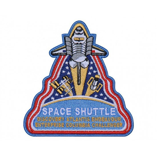 Estados Unidos de América Shuttle Discovery manga cosido Atlantis Space parche cosido