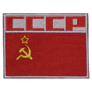 Die Sowjetunion handgemachte Insignien russischen Raum annähen Flag Patch Die Sowjetunion handgemachte Insignien russischen Raum annähen Flag Patch