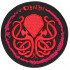 Keltischer Ruf des Cthulhu-Logos bestickt zum Aufnähen / Aufbügeln / Klettverschluss