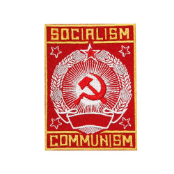Sozialismus der Sowjetunion bestickt zum Aufnähen / Aufbügeln / Klettverschluss Sozialismus der Sowjetunion bestickt zum Aufnähen / Aufbügeln / Klettverschluss