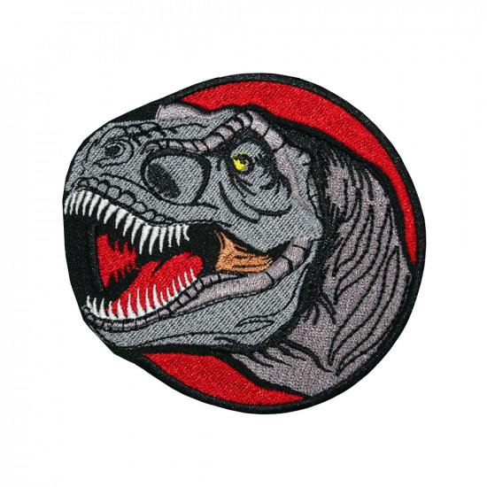 Dinosaur Embroidered Sew-on / Iron-on / Velcro Patch