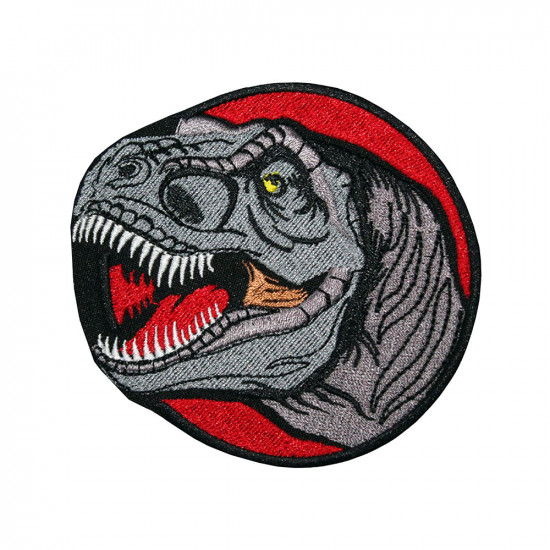 Dinosaure brodé à coudre / thermocollant / patch velcro