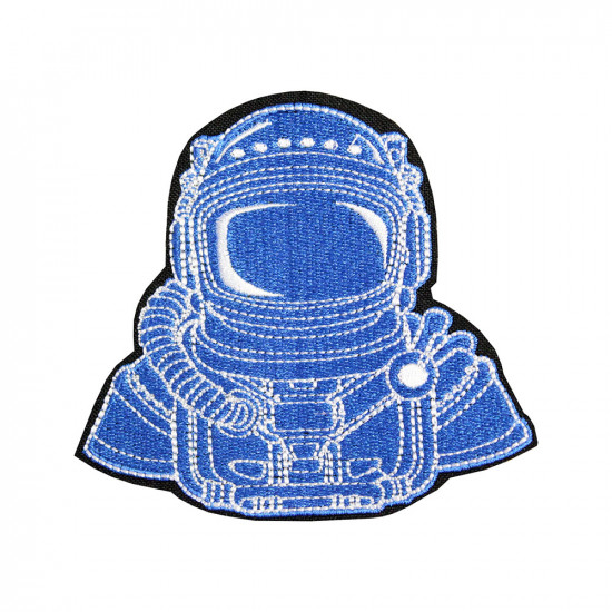 Parche bordado para coser / planchar / velcro con parche de misión espacial astronauta de la NASA