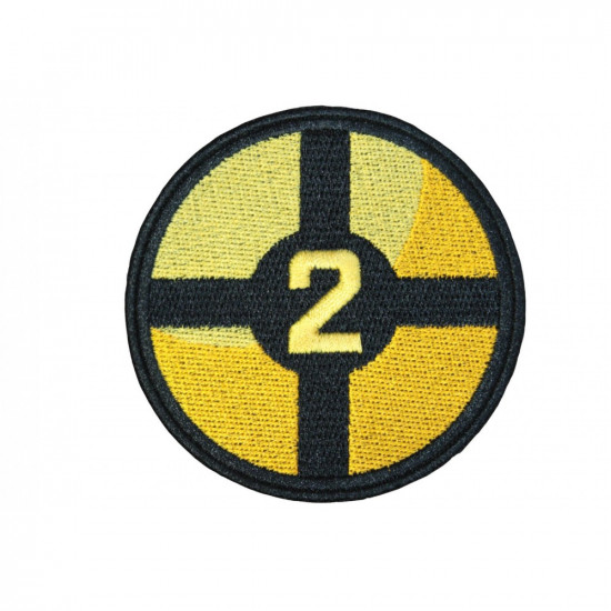 Team Fortress 2 Logo Embroidered Sew-on Handmade Gaming Cosplay Patch