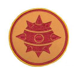 Team Fortress 2 Demoman Red / Blue Embroidered Sew-on Cosplay Patch Team Fortress 2 Demoman Red / Blue Embroidered Sew-on Cosplay Patch