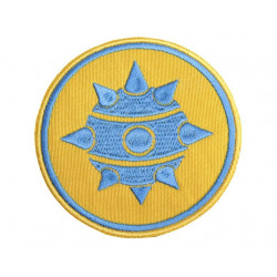 Team Fortress 2 Demoman Red / Blue Embroidered Sew-on Cosplay Patch Team Fortress 2 Demoman Red / Blue Embroidered Sew-on Cosplay Patch