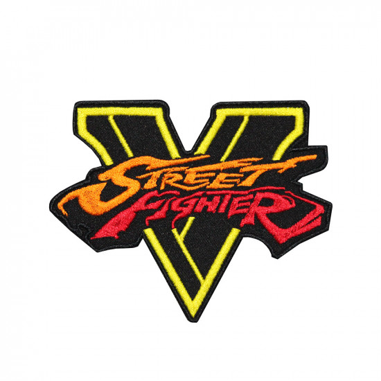 Fighter Game "Street Fighter" Parche bordado con manga para coser / planchar / velcro