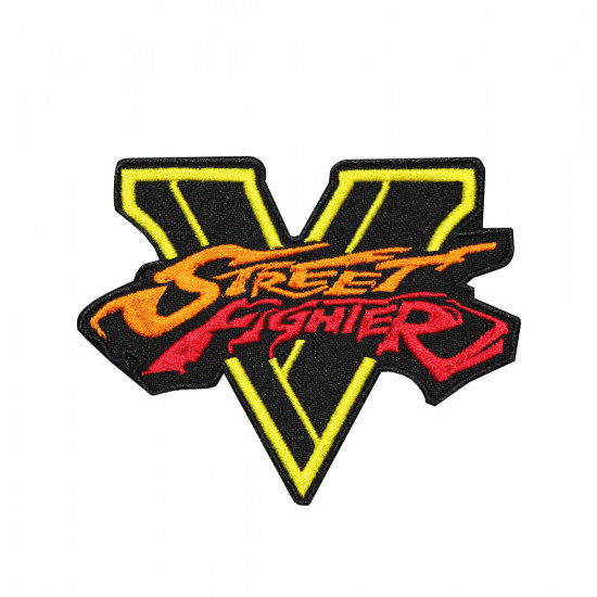 Jeu de combattant "Street Fighter" manches brodées à coudre / thermocollant / patch velcro