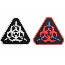 HOOAH grau #17057 Patch Klett Abzeichen Airsoft Paintball Softair 