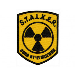S.T.A.L.K.E.R. Faction Exclusion Zone embroidery sew-on gaming patch S.T.A.L.K.E.R. Faction Exclusion Zone embroidery sew-on gaming patch
