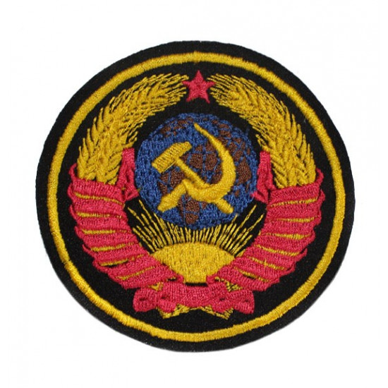 Sowjetische Waffen UdSSR Chevron gestickt aufgenähten handgemachten Patch