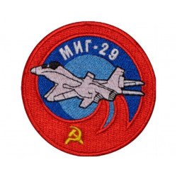 MIG-29   Jet Plane Fighter USSR Sew-on Patch MIG-29   Jet Plane Fighter USSR Sew-on Patch