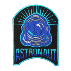 Astronaut Space Embroidered Sew-On / Iron-On / Velcro Patch Astronaut Space Embroidered Sew-On / Iron-On / Velcro Patch