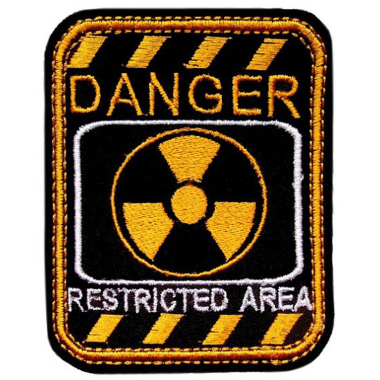 Juego STALKER "Danger Zone" Parche bordado para coser / planchar / velcro
