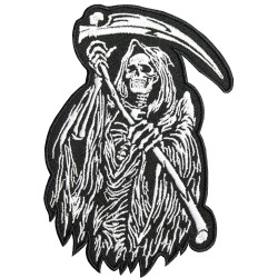 Halloween Totenschädel mit Aufreißer Aufnäher zum Aufnähen / Aufbügeln / Klettverschluss Halloween Totenschädel mit Aufreißer Aufnäher zum Aufnähen / Aufbügeln / Klettverschluss