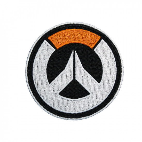 Shooter Game Overwatch Logo bordado coser / planchar / parche de velcro