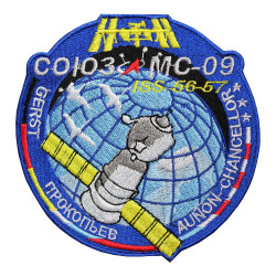 Human Space Flights Soyuz TMA-9 MKC Vostok Russia Iron On Embroidered Patch 