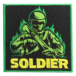Special Forces Soldier Stickerei Benutzerdefiniertes Aufnähen / Aufbügeln / Klett-Patch Special Forces Soldier Stickerei Benutzerdefiniertes Aufnähen / Aufbügeln / Klett-Patch