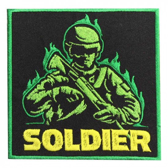 Special Forces Soldier Embroidery Custom Sew-on / Iron-on / Velcro Patch