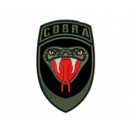 Cobra Airsoft Game Snake Tactical   Sleeve Embroidered Sew-on Patch Cobra Airsoft Game Snake Tactical   Sleeve Embroidered Sew-on Patch
