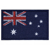 Australia Flag Embroidered Sew-on Handmade Country Patch #1 Australia Flag Embroidered Sew-on Handmade Country Patch #1