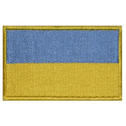 Ukraine Flagge bestickt Original handgemachte Aufnäher Ukraine Flagge bestickt Original handgemachte Aufnäher