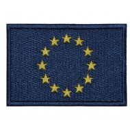 Flagge von Europa gestickter handgemachter Aufnäher zum Aufnähen Flagge von Europa gestickter handgemachter Aufnäher zum Aufnähen